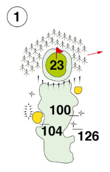 Hole 1 - PAR 4: S.I. 8