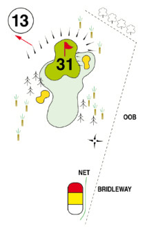 Hole 13 - PAR 3: S.I. 17