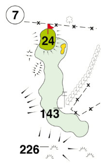 Hole 7 - PAR 4: S.I. 4